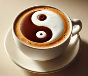 yin and yang coffee cup Jay Ai